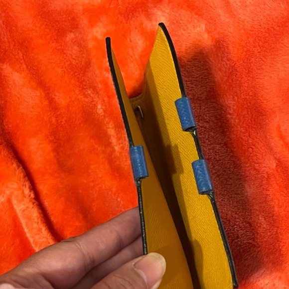 Hermes Blue with yellow interior agenda cover - Picture 6 of 10